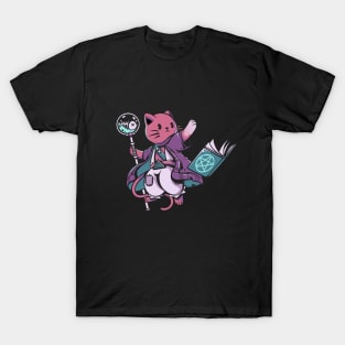 Nekomancer sticker and hat T-Shirt